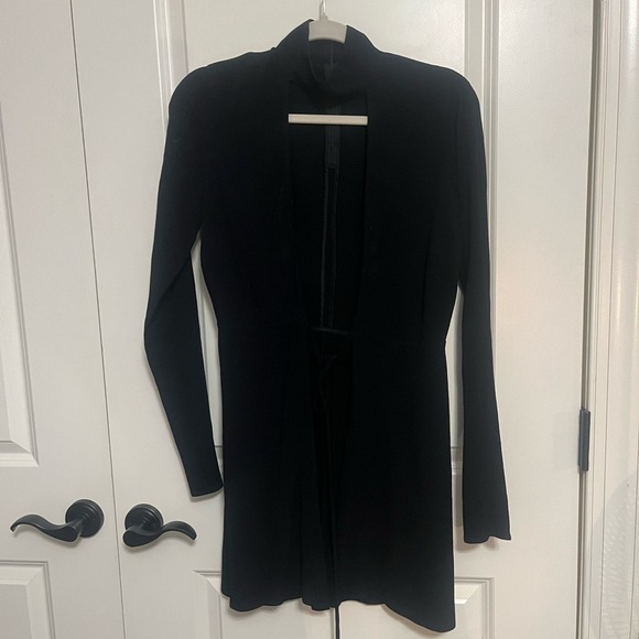 Reformation Campbell Deep V-Neck Wrap Tie Mini Dress Size Small - Picture 8 of 14